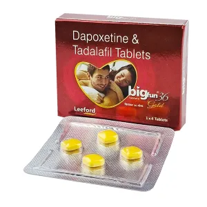 Bigfun 36 Gold (Tadalafil & Dapoxetine) 4's